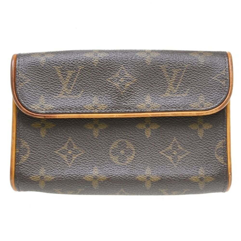 Louis Vuitton Florentine Waist Monogram Canvas Brown Canvas Handbag